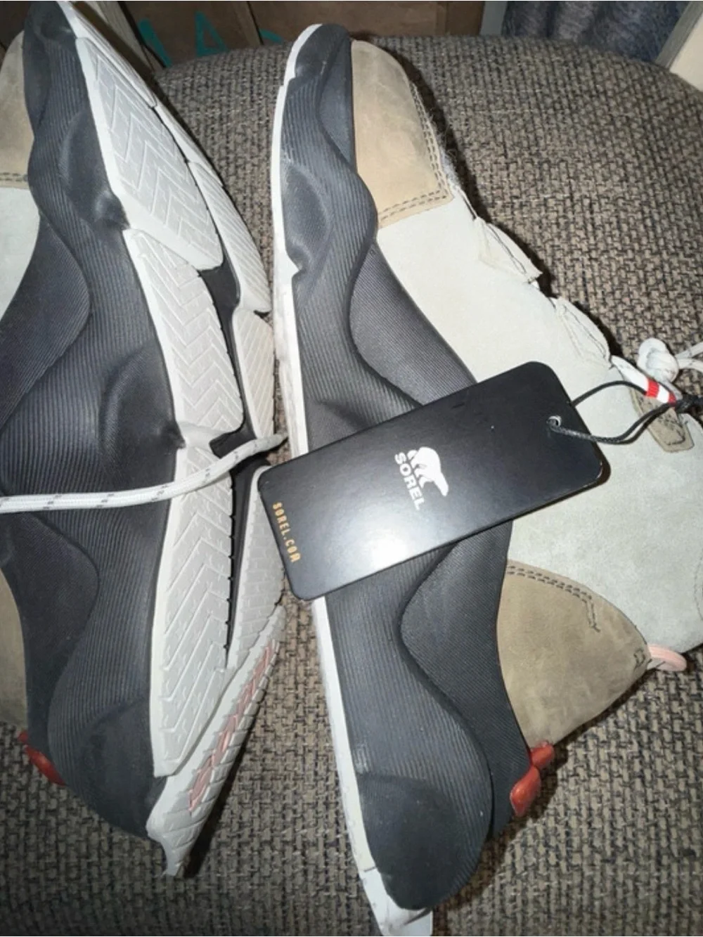 Sorel Grey Suede & Wool kinetic caribo